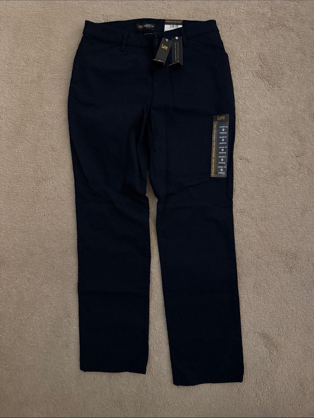 Lee women’s Straight Leg Chinos - Navy